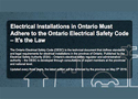 Ontario Electrical Code